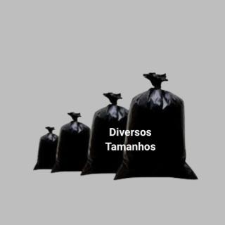 Saco de Lixo Preto - 20L, 40L, 60L, 100L, 200L, 240L e 300L